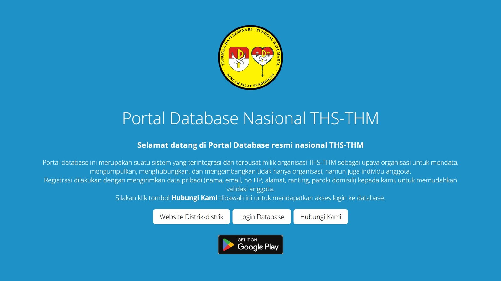 Portal Database THS-THM
